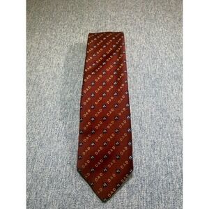 #1 Dad Neck Tie 100% Polyester Burgundy Created in British Hong Kong Vintage